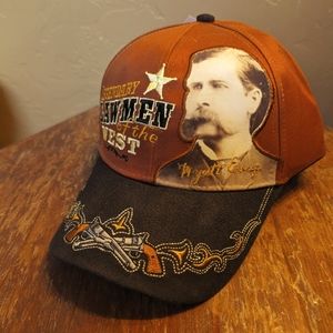 Wyatt Earp Legendary Lawmen of the West Baseball Cap Hat NWT Adjustable